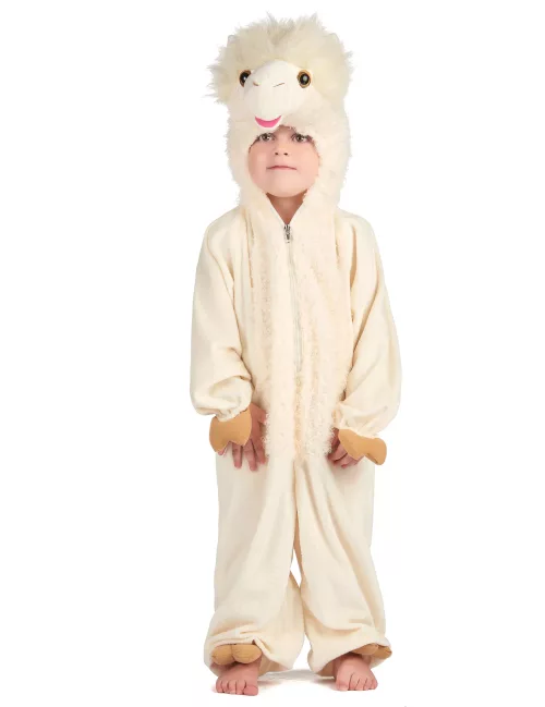 Photo du produit Déguisement lama peluche luxe enfant