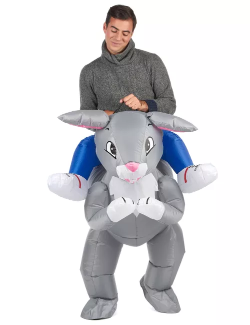Photo du produit Déguisement lapin gonflable adulte