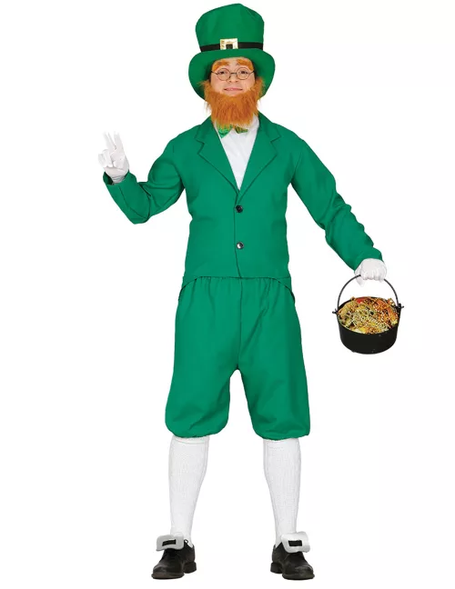 Photo du produit Déguisement leprechaun vert homme