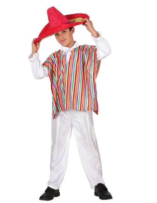 Photo du produit Déguisement mexicain poncho garçon