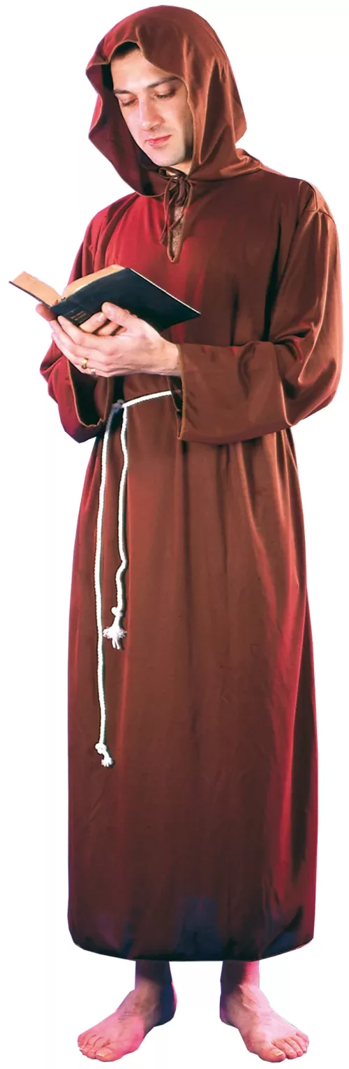 Photo du produit Déguisement moine marron clair homme