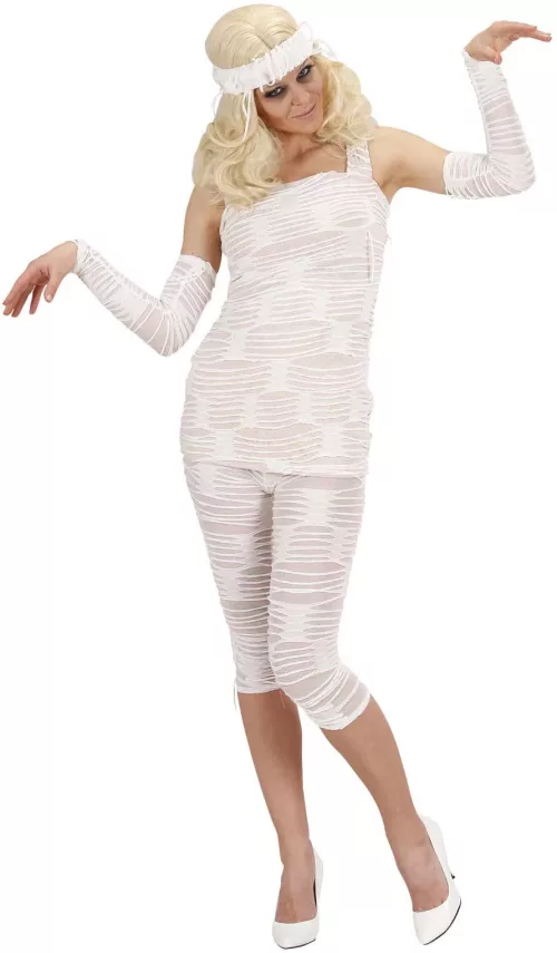 Photo du produit Déguisement momie femme blanc Halloween