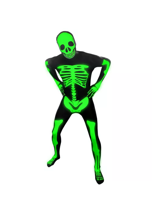Photo du produit Déguisement squelette phosphorescent enfant Morphsuits Halloween