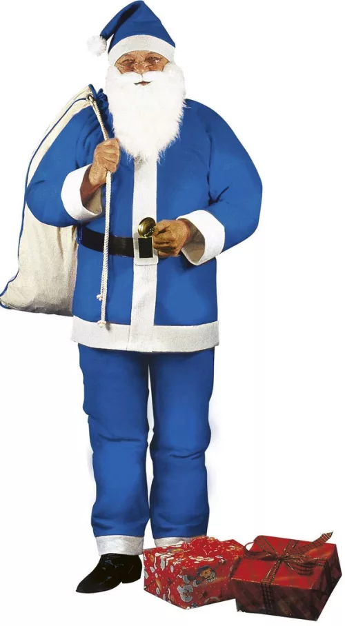 Photo du produit Déguisement Père Noël bleu homme