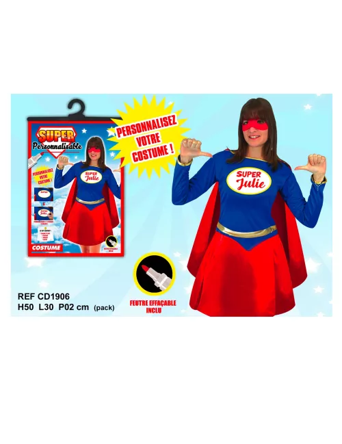 Photo du produit Déguisement personnalisable Femme