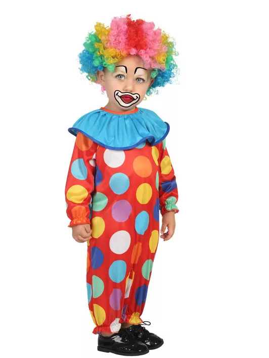Déguisement Clown - Payasa Rainbow - Robe multicolore - Chapeau inclus - Pour femme adulte - Jeux - Jouets