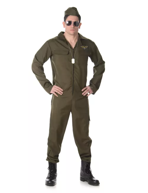 Photo du produit Déguisement pilote de chasse complet homme