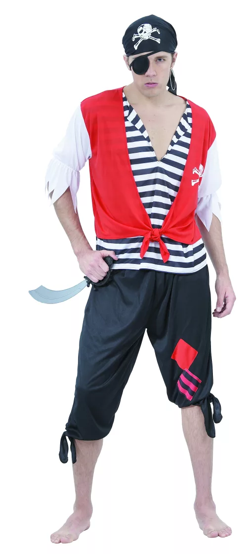 Photo du produit Déguisement pirate avec cache-?il homme