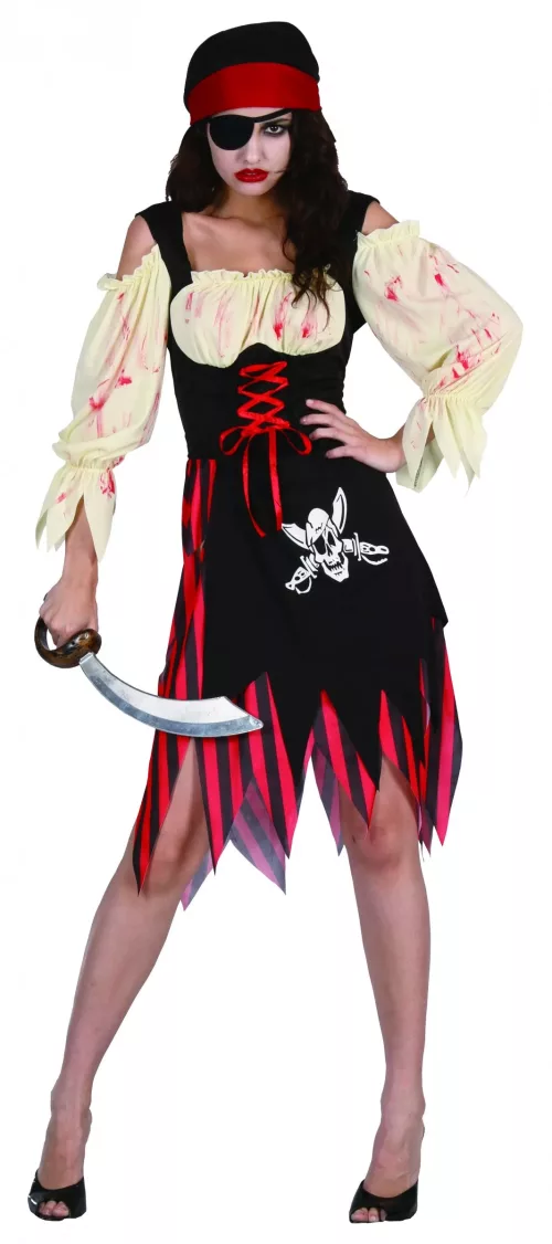 Photo du produit Déguisement pirate zombie adulte Halloween pour femme