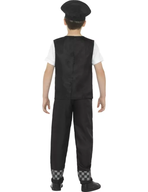 Photo du produit Déguisement policier noir et blanc garçon