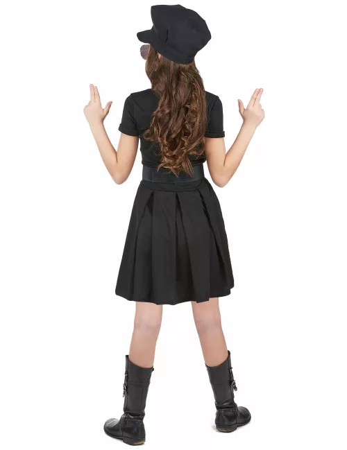 Photo du produit Déguisement policière robe noire fille