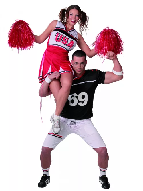 Photo du produit Déguisement pompom girl USA femme