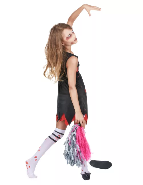 Photo du produit Déguisement pompom girl zombie fille Halloween