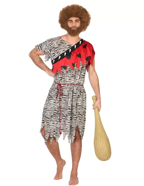 Photo du produit Déguisement préhistoire rouge homme