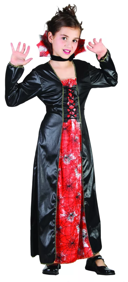 Photo du produit Déguisement reine araignée effet cuir fille