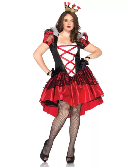 Photo du produit Déguisement reine de coeur avec corset femme