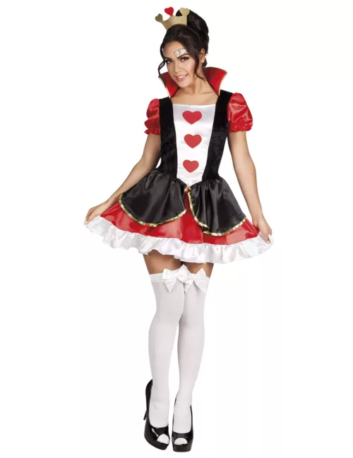 Photo du produit Déguisement reine des coeurs sexy femme