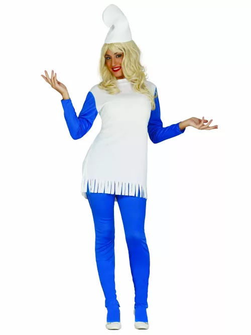Photo du produit Déguisement robe nain bleu femme