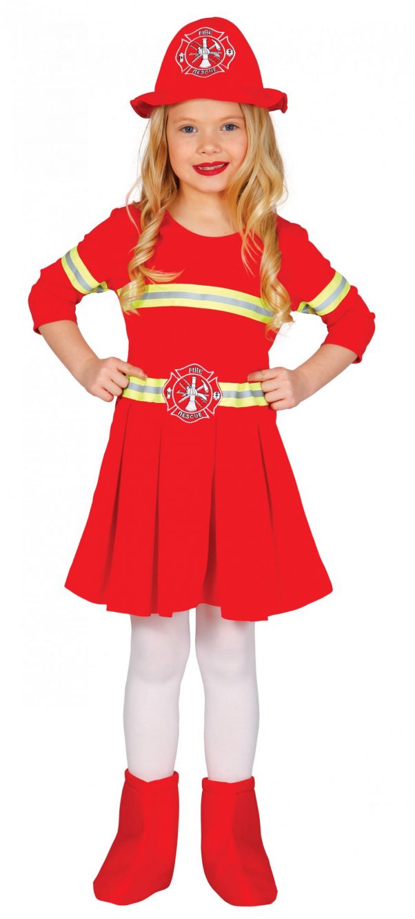 Photo du produit Déguisement robe pompier fille