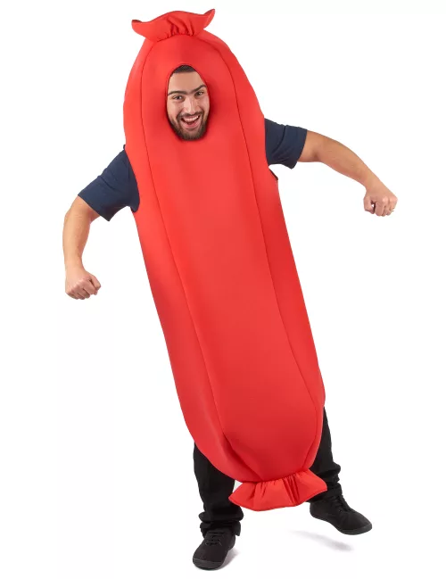Photo du produit Déguisement saucisse rouge adulte