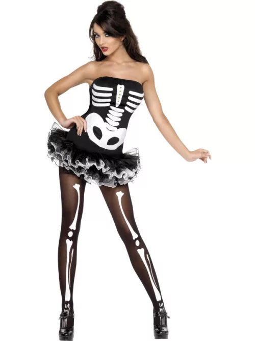 Photo du produit Déguisement squelette sexyfemme avec tutu Halloween