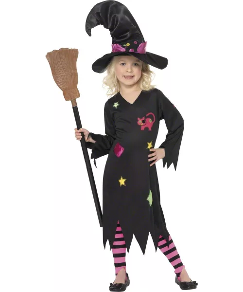 Photo du produit Déguisement sorcière chat fille Halloween