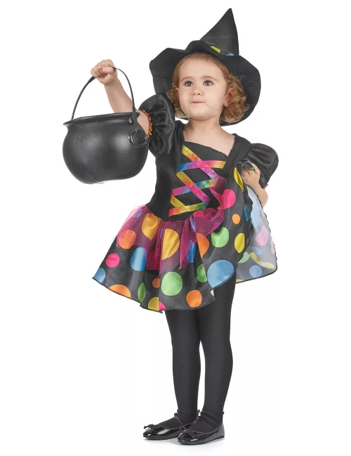 Photo du produit Déguisement sorcière colorée fille