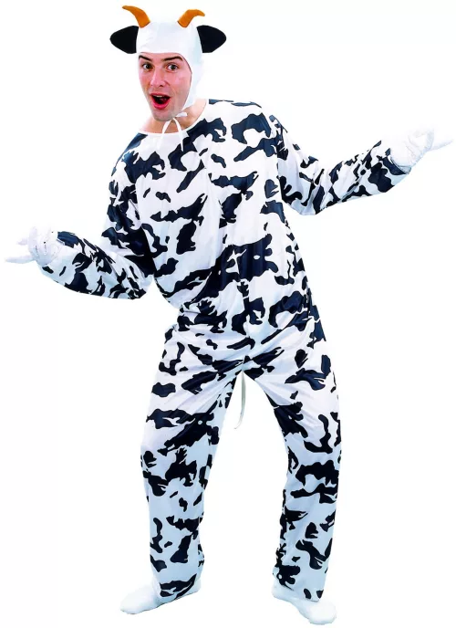 Photo du produit Déguisement vache avec chapeau adulte