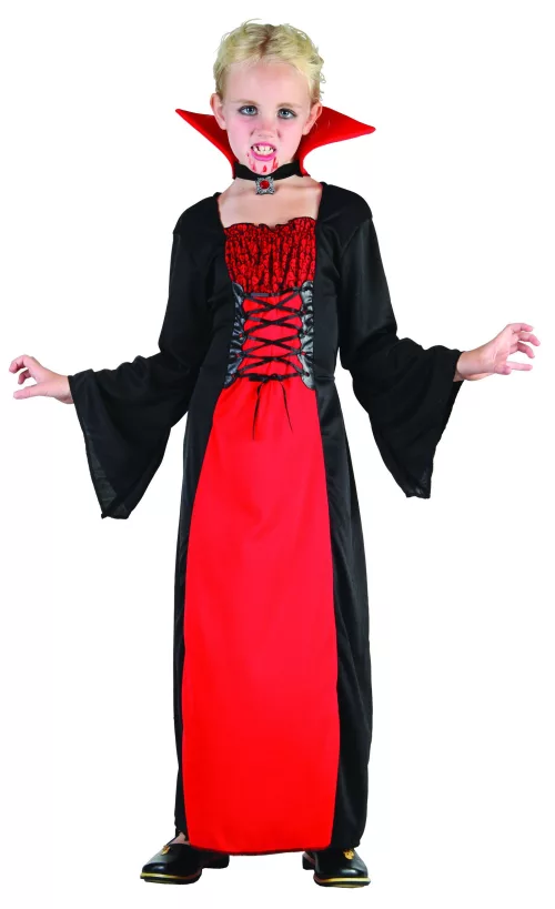 Photo du produit Déguisement vampire long fille Halloween