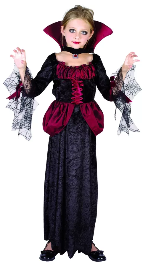Photo du produit Déguisement rouge et noir vampire fille