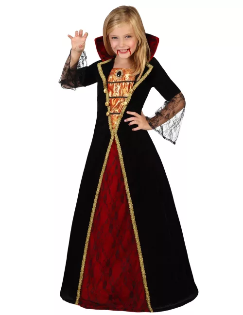 Photo du produit Déguisement élégant de vampire fille Halloween