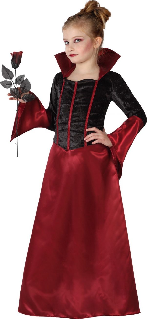 Photo du produit Déguisement vampire rouge et noir fille Halloween