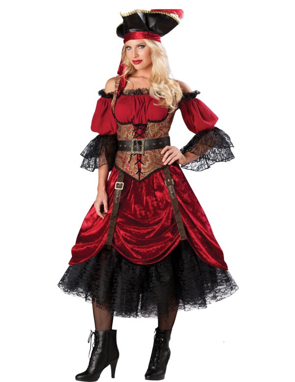 Photo du produit Déguisement Pirate avec corset pour femme - Premium