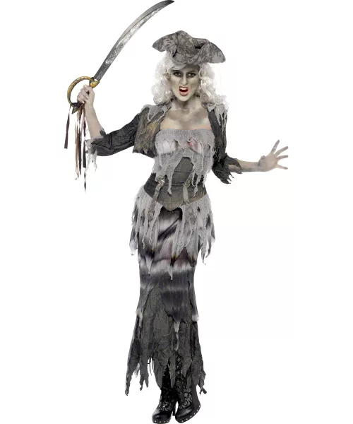 Photo du produit Déguisement fantôme pirate effrayant femme Halloween