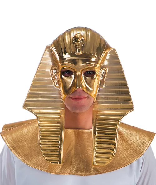 Photo du produit Demi masque doré pharaon homme