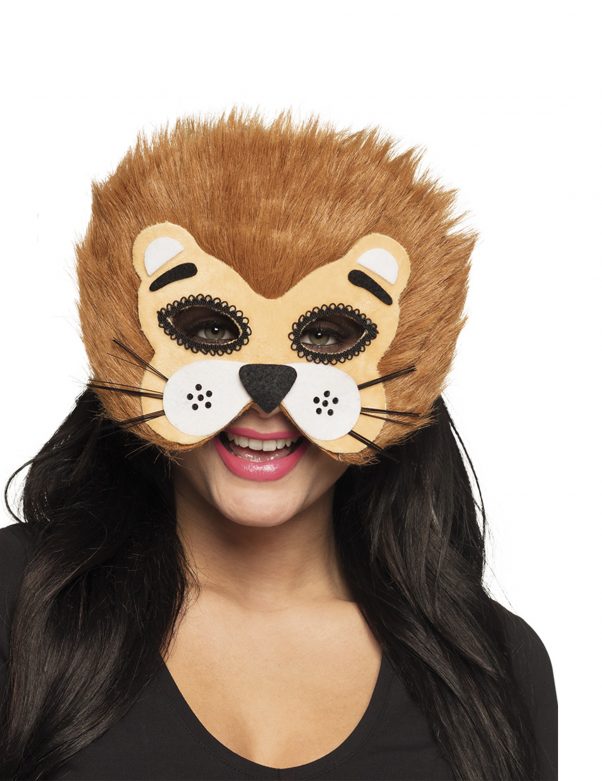 Photo du produit Demi masque lion adulte