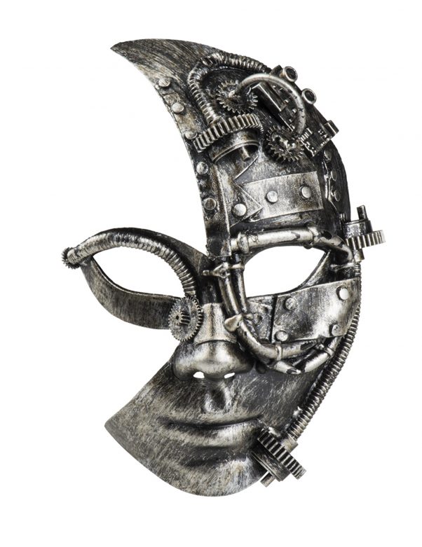 Photo du produit Demi masque robot Steampunk femme