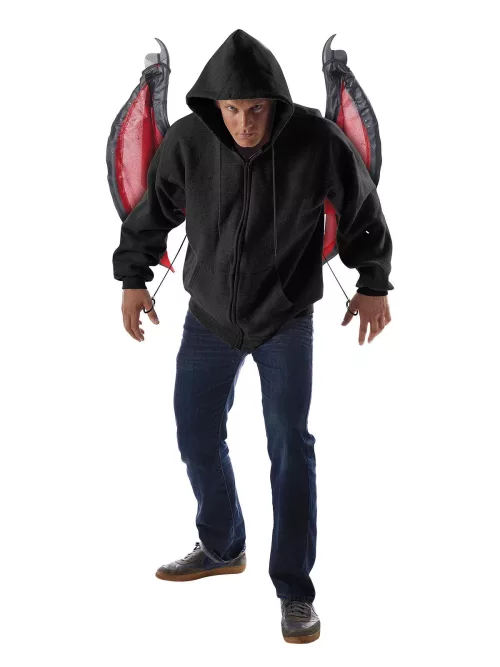Photo du produit Ailes chauve-souris noires et rouges