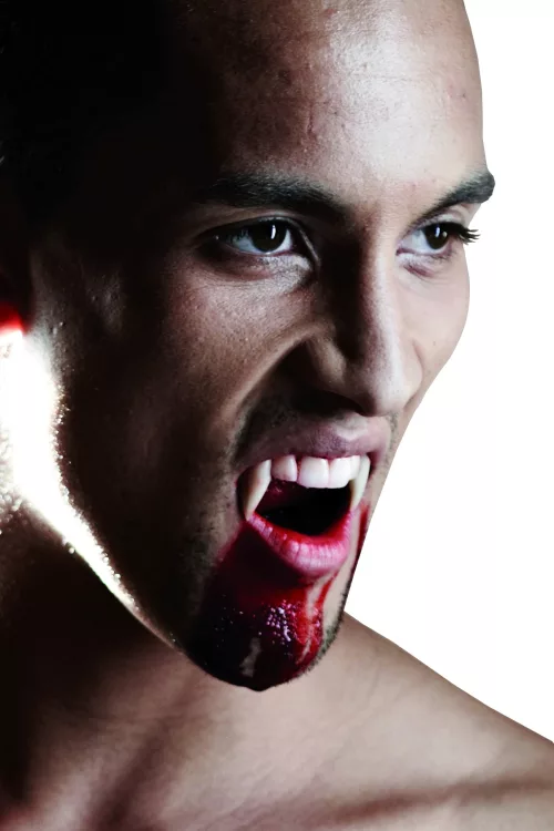 Photo du produit Dentier vampire luxe adulte Halloween