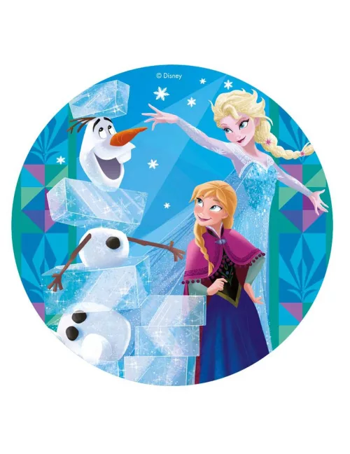 Photo du produit Disque azyme La Reine des Neiges 20 cm