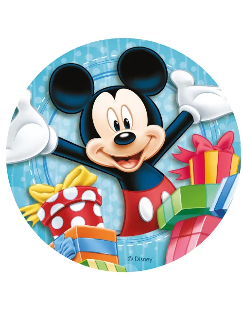 Photo du produit Disque en sucre Mickey 20 cm