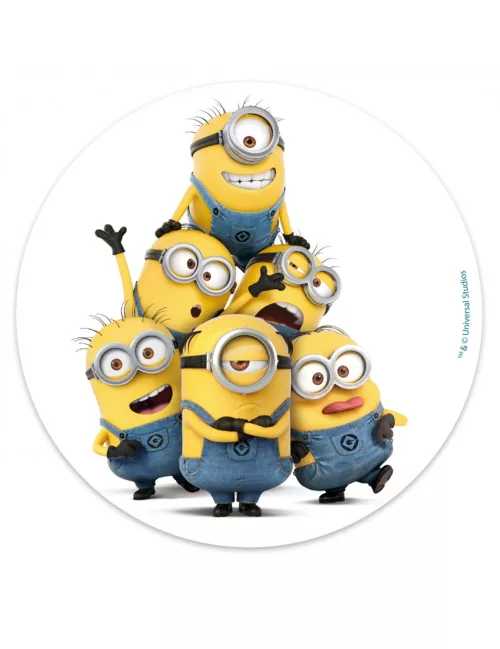 Photo du produit Disque en sucre Minions 16 cm