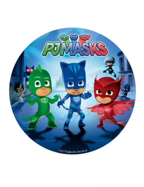 Photo du produit Disque en sucre Pyjamasques 16 cm