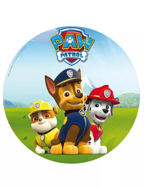 Photo du produit Disques azyme 20 cm Pat'Patrouille - Paw Patrol