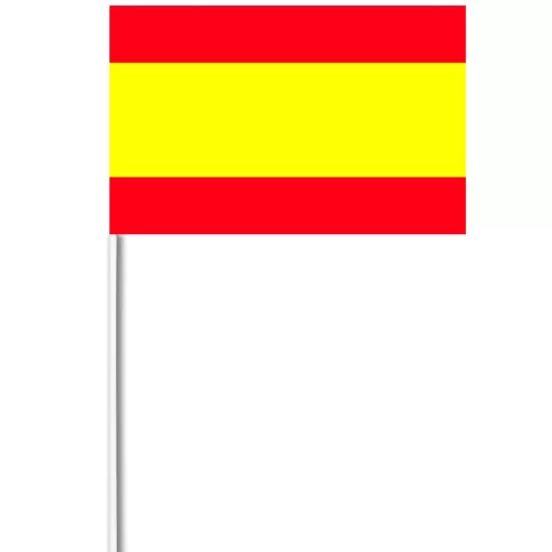 Photo du produit Drapeau papier Espagne 14 x 21 cm