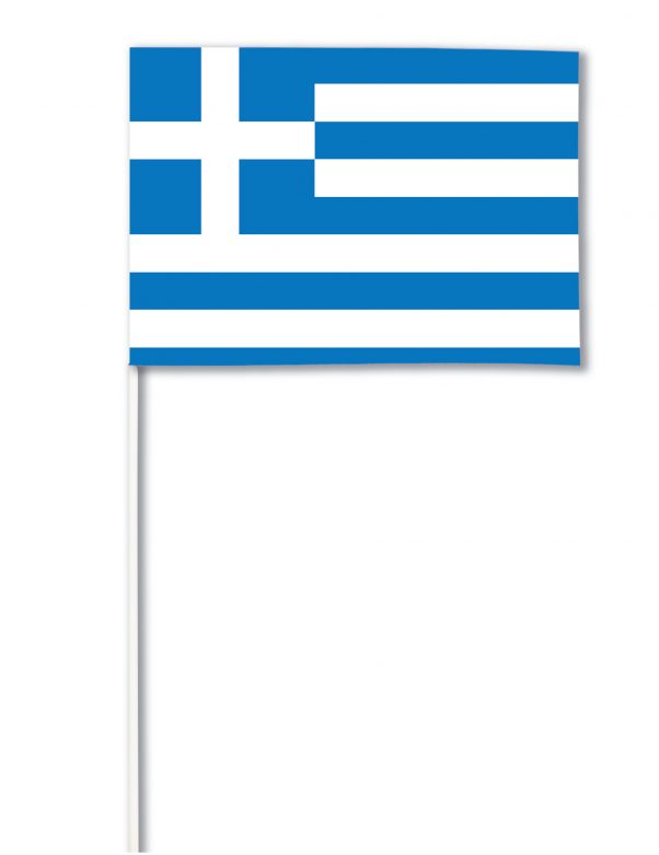 Photo du produit Drapeau papier Grèce 14 x 21 cm