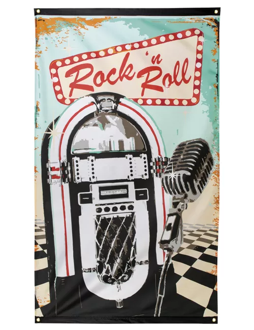Photo du produit Drapeau Rock'n roll 90 x 150 cm