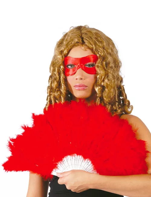 Photo du produit Eventail à plumes rouges