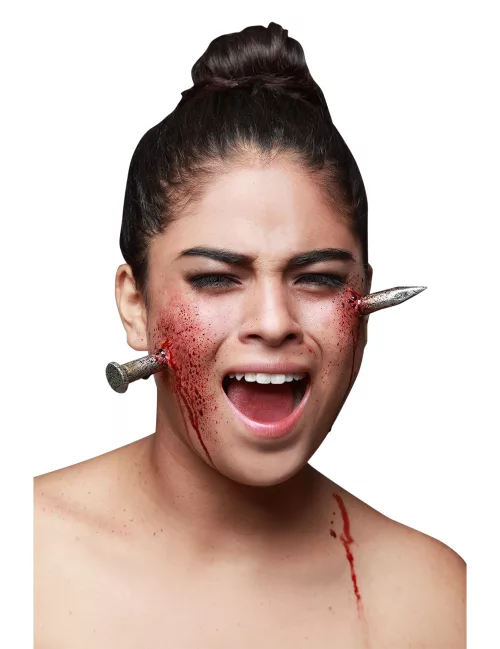 Photo du produit Fausse blessure clou géant adulte Halloween