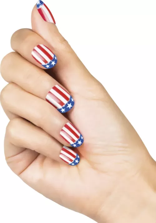 Photo du produit Faux ongles adhésifs USA femme